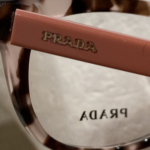 PRADA eye 👁️ glasses 👓 brown pink made in Italy VPR 13 V 51 17 ROJ 101 140 - Picture 16 of 16